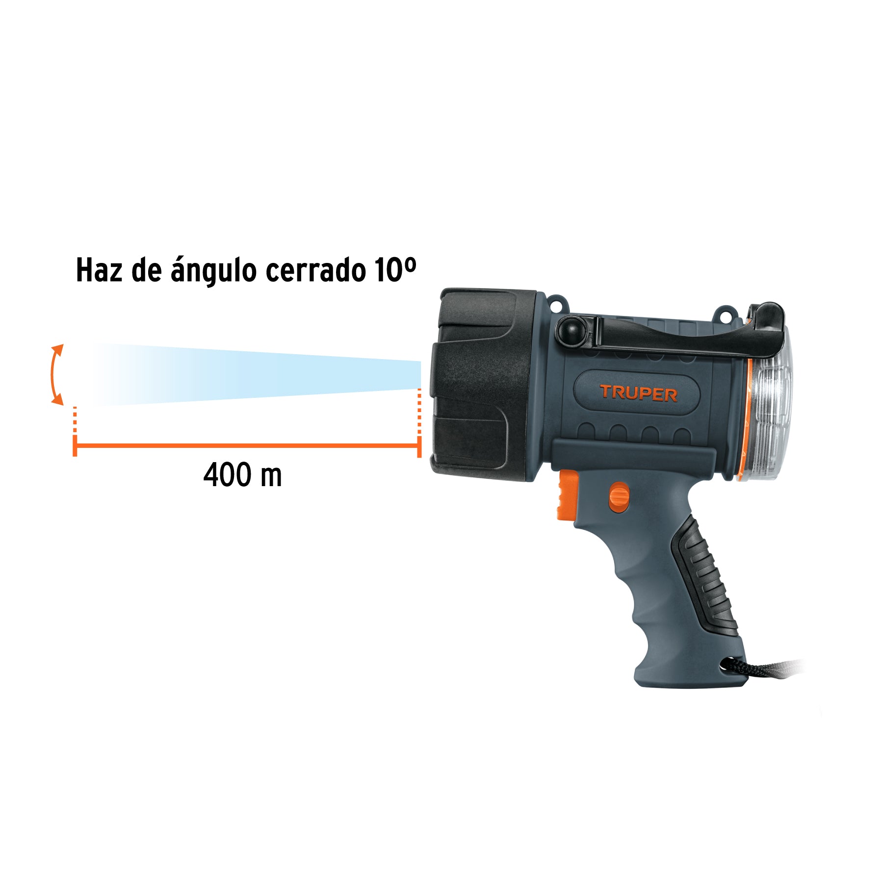 Lámpara recargable de led alta potencia, 300 lm, 7 W