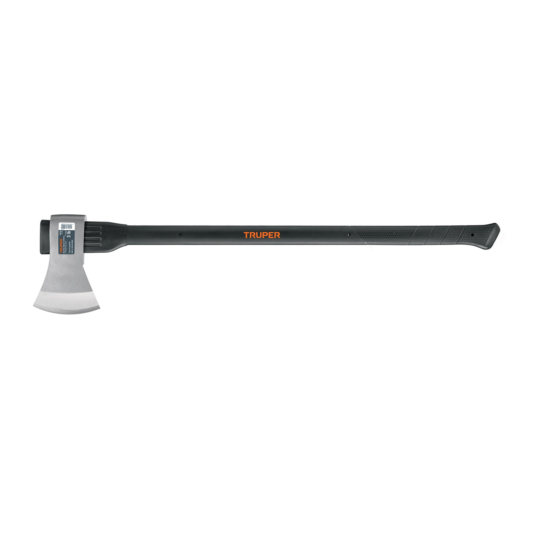 Hacha labor entera 3 lb, mango de fibra de vidrio 36',TRUPER