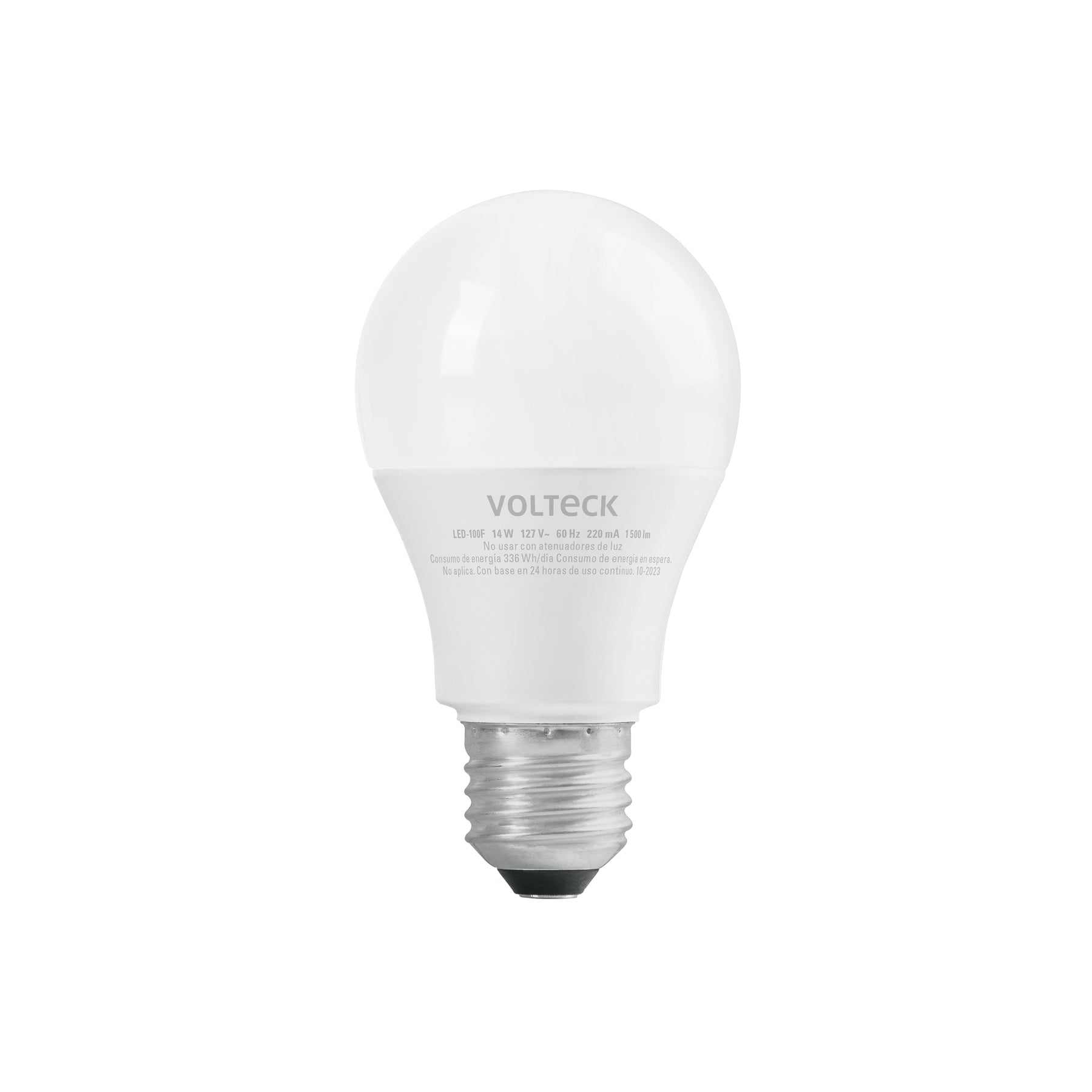 Lámpara de LED, bulbo estándar, A19, 14 W, luz de día
