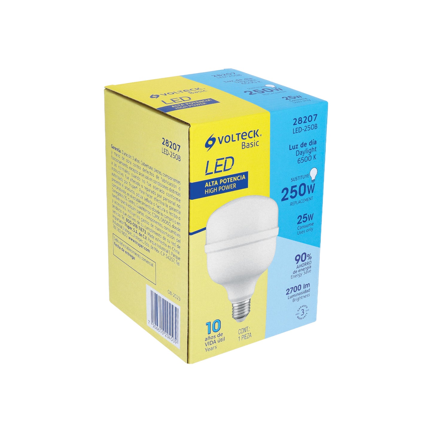 Lámpara LED alta potencia 25W (equiv. 250W) luz de día Basic