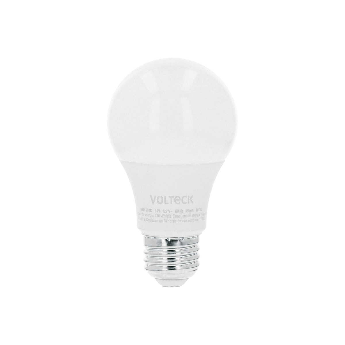 Lámpara de LED atenuable tipo bulbo 9 W, luz cálida