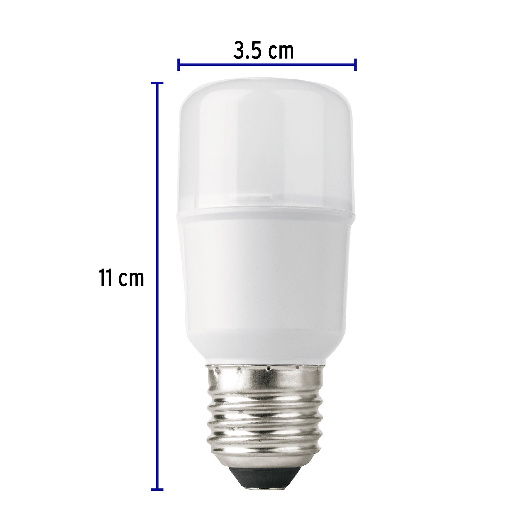 Foco de Led, tipo barra, A19, 8W, luz de día