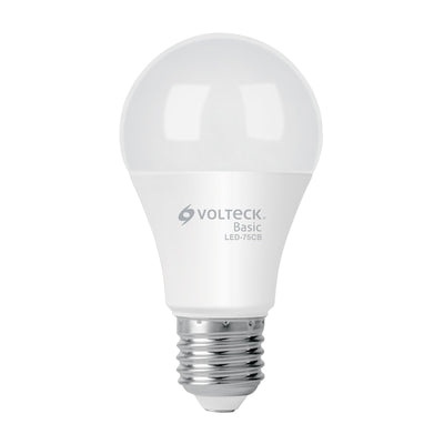 Lámpara de LED tipo bulbo A19 10 W, luz cálida, caja, Basic