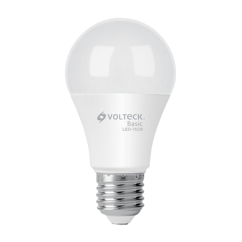 Lámpara de LED tipo bulbo A19 10 W, luz cálida, caja, Basic