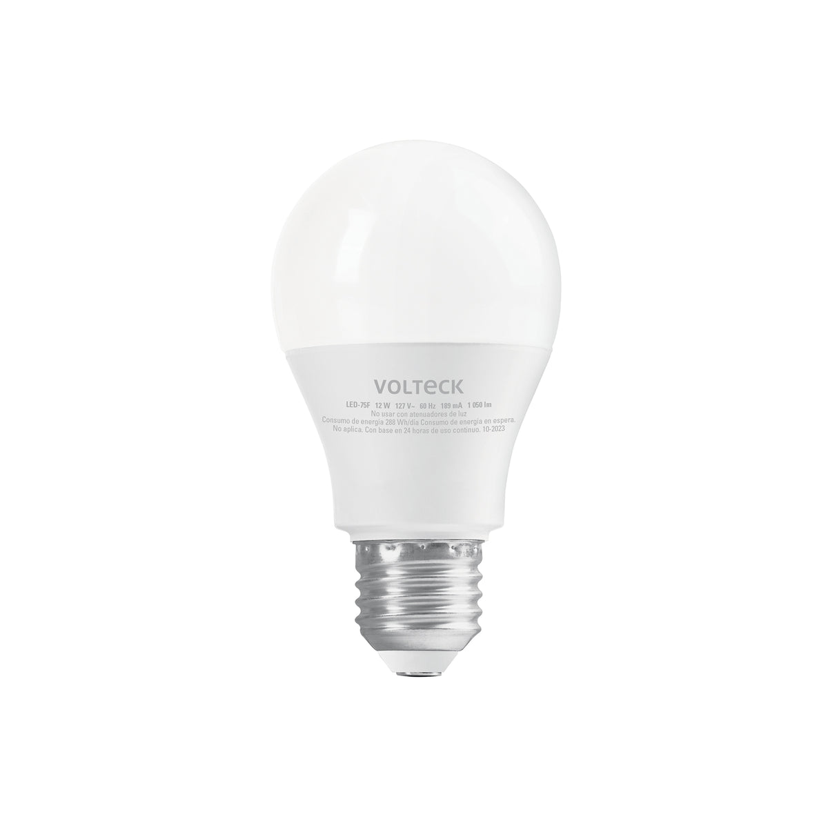 Lámpara de LED, A19, 12 W, luz de día