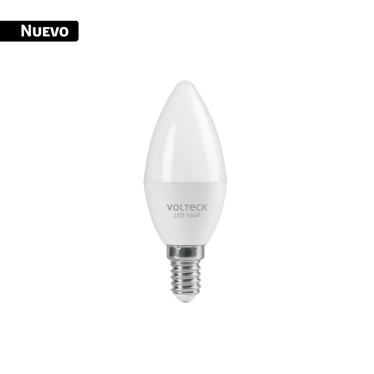 Foco LED tipo vela 4W (25W), luz blanca brillante 6500K, E14