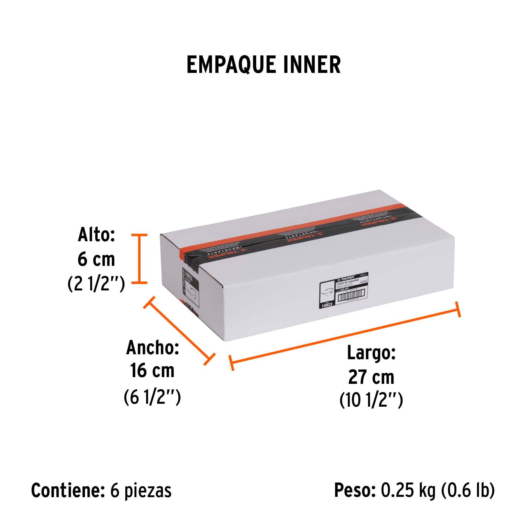 Lentes de seguridad, mica espejo plata, Ultralite