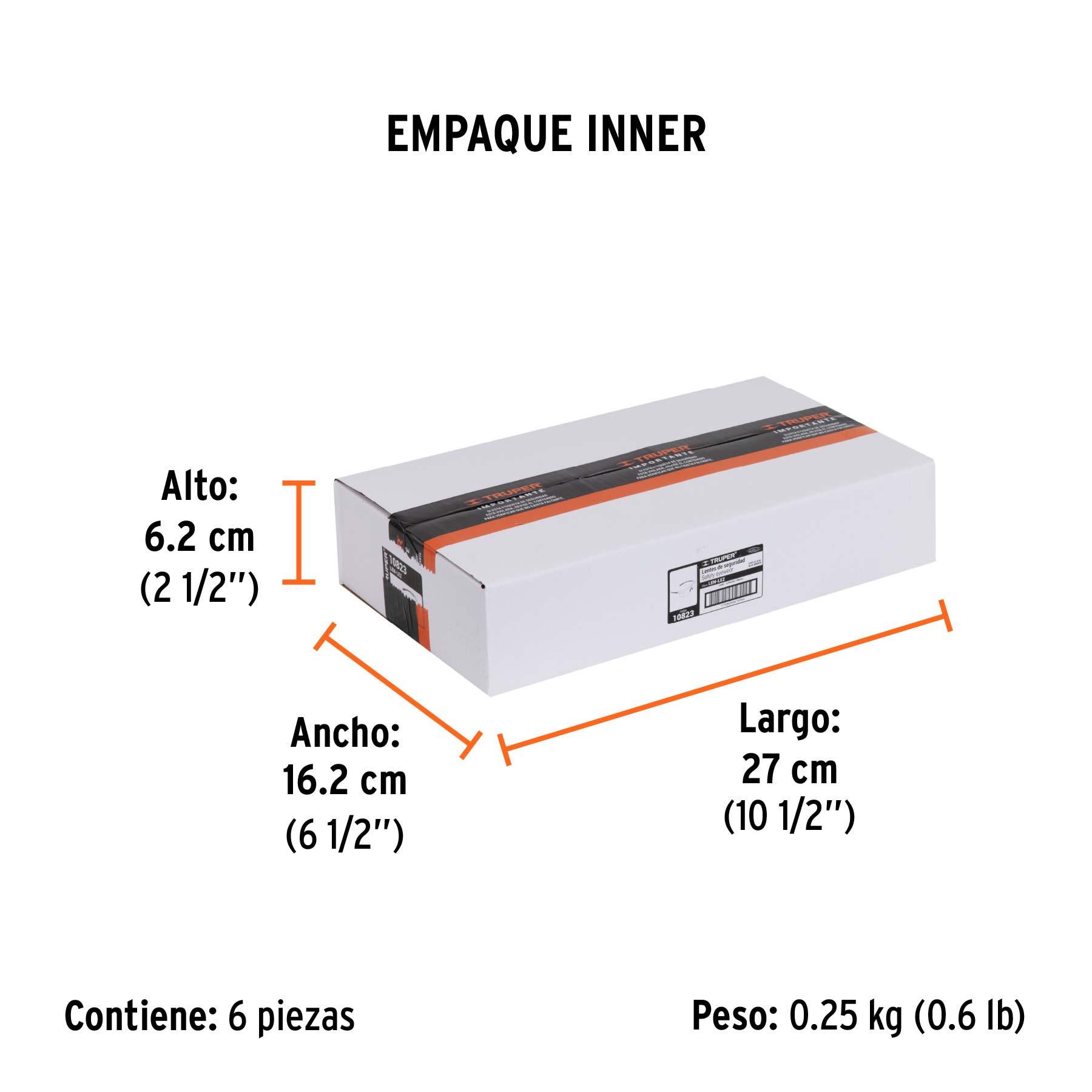 Lentes de seguridad, mica espejo azul, Ultralite