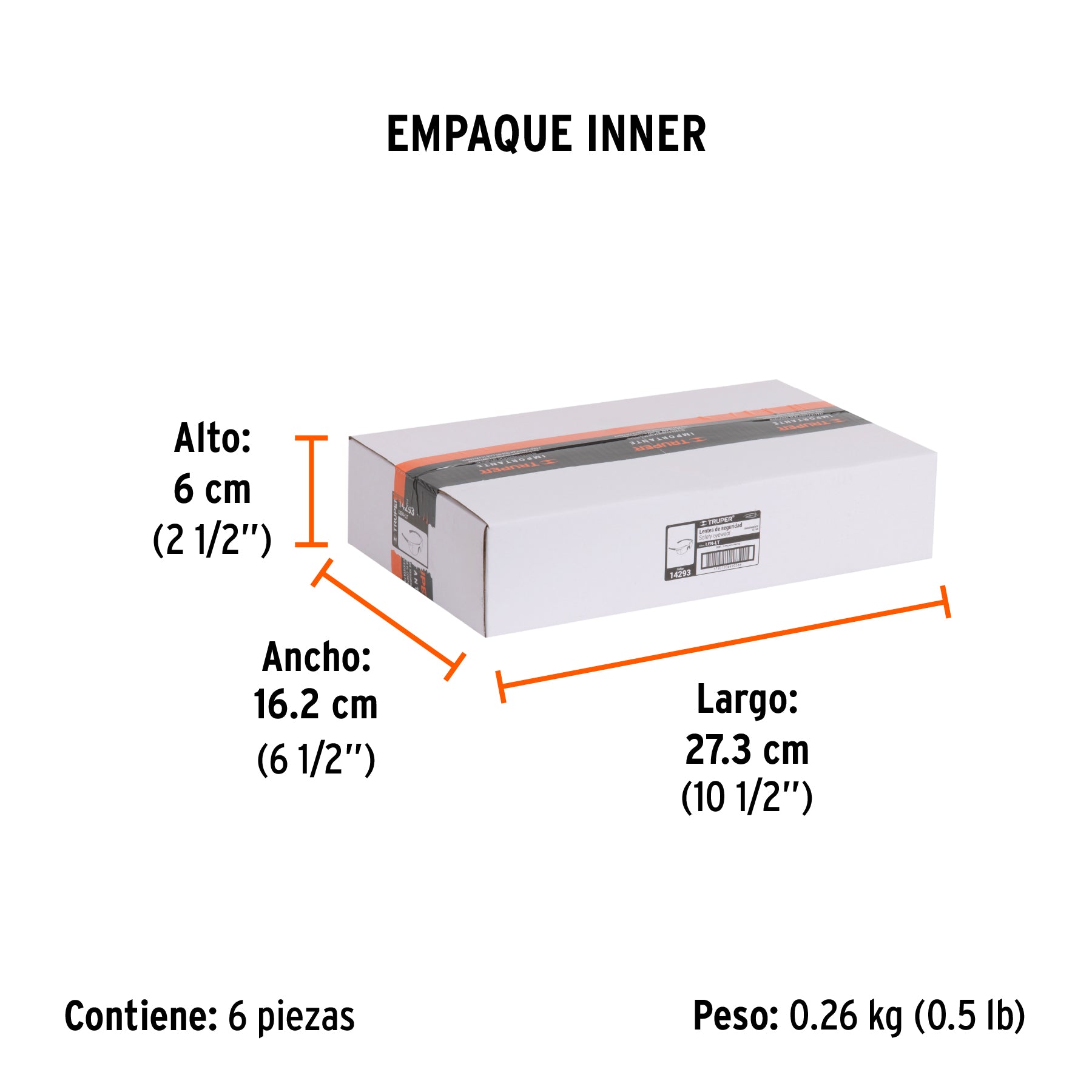Lentes de seguridad, mica transparente, Ultralite
