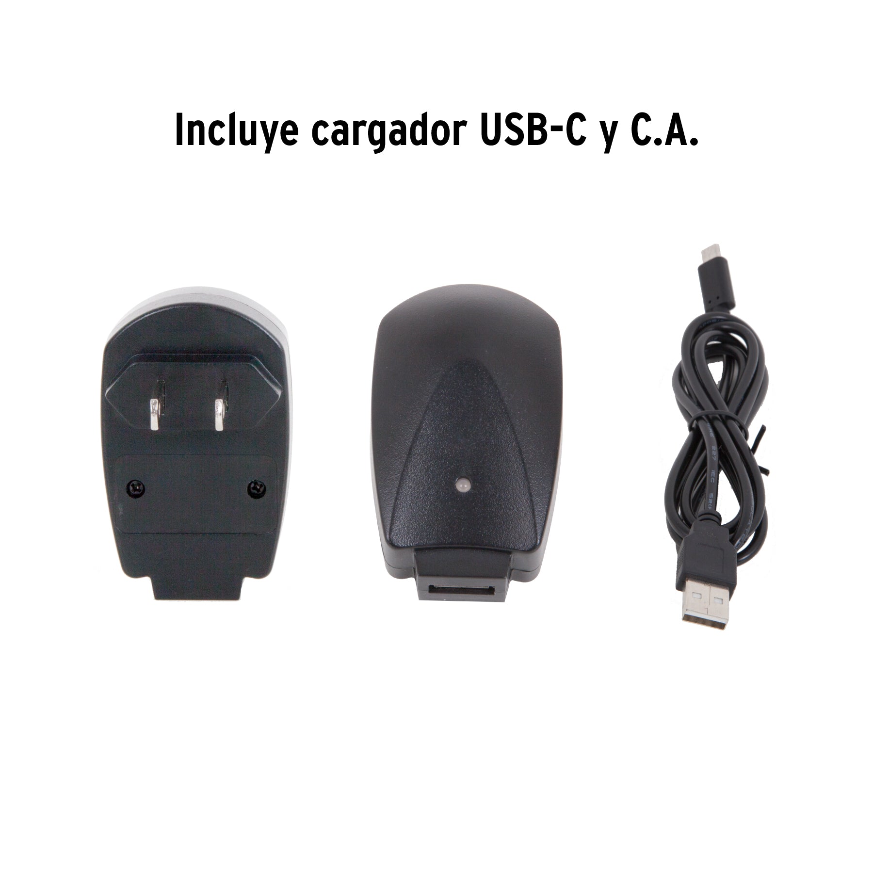 Linterna para cabeza, 250 lúmenes, 1 Led, recargable