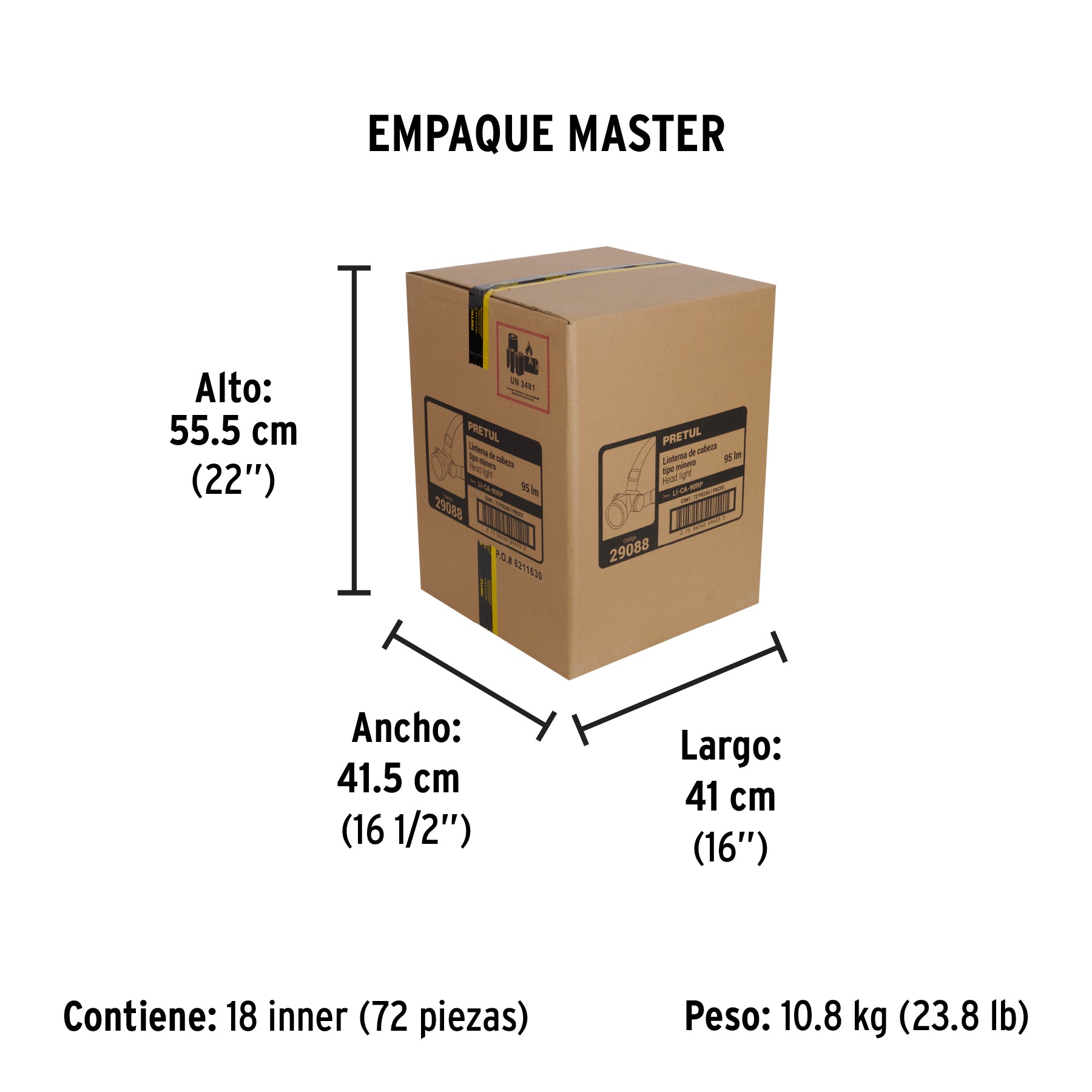 Linterna de minero 90 lm recargable, Pretul