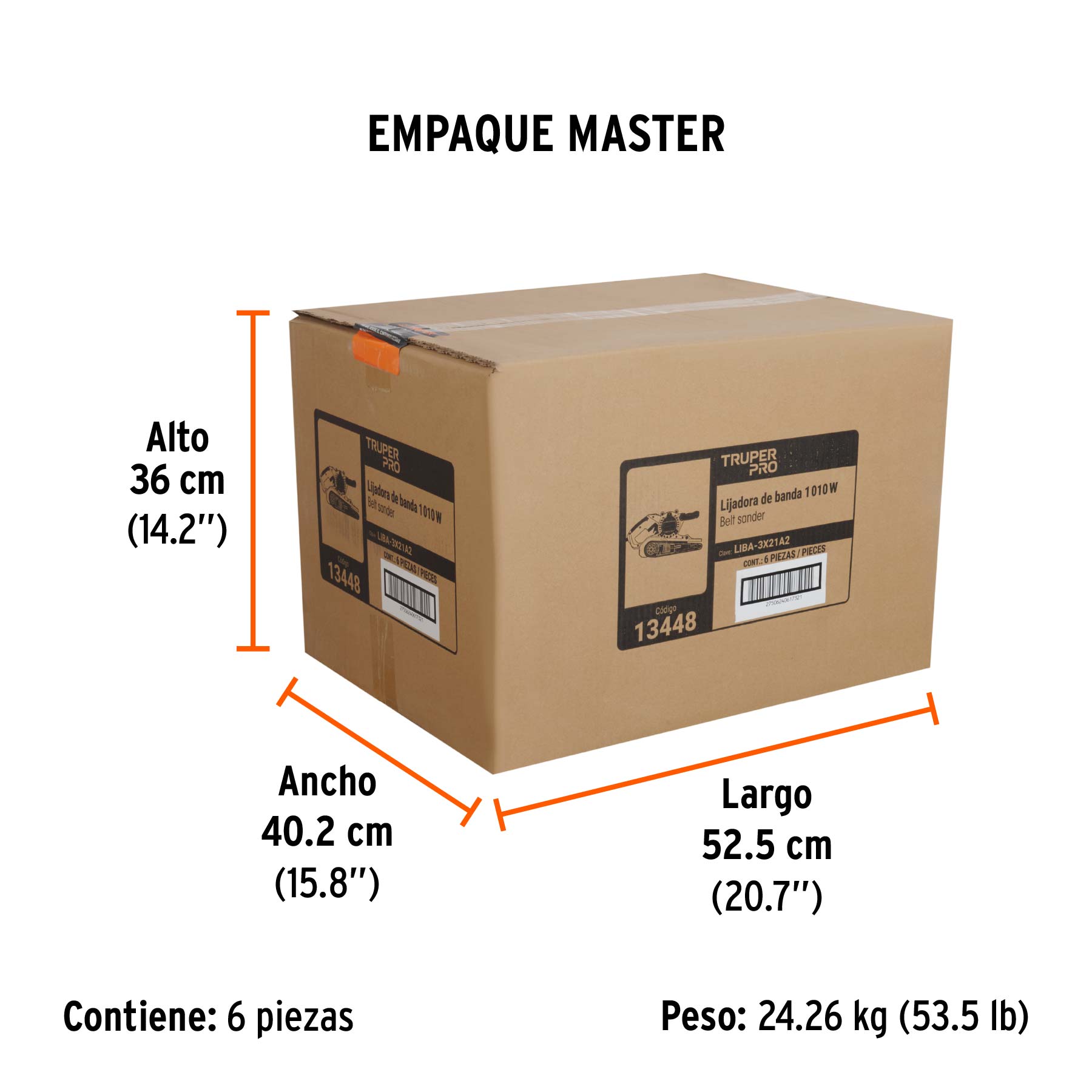 Lijadora de banda 3 x 21", profesional, 1010 W