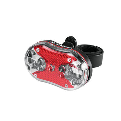 Linterna para bicicleta, 9 LED, trasera