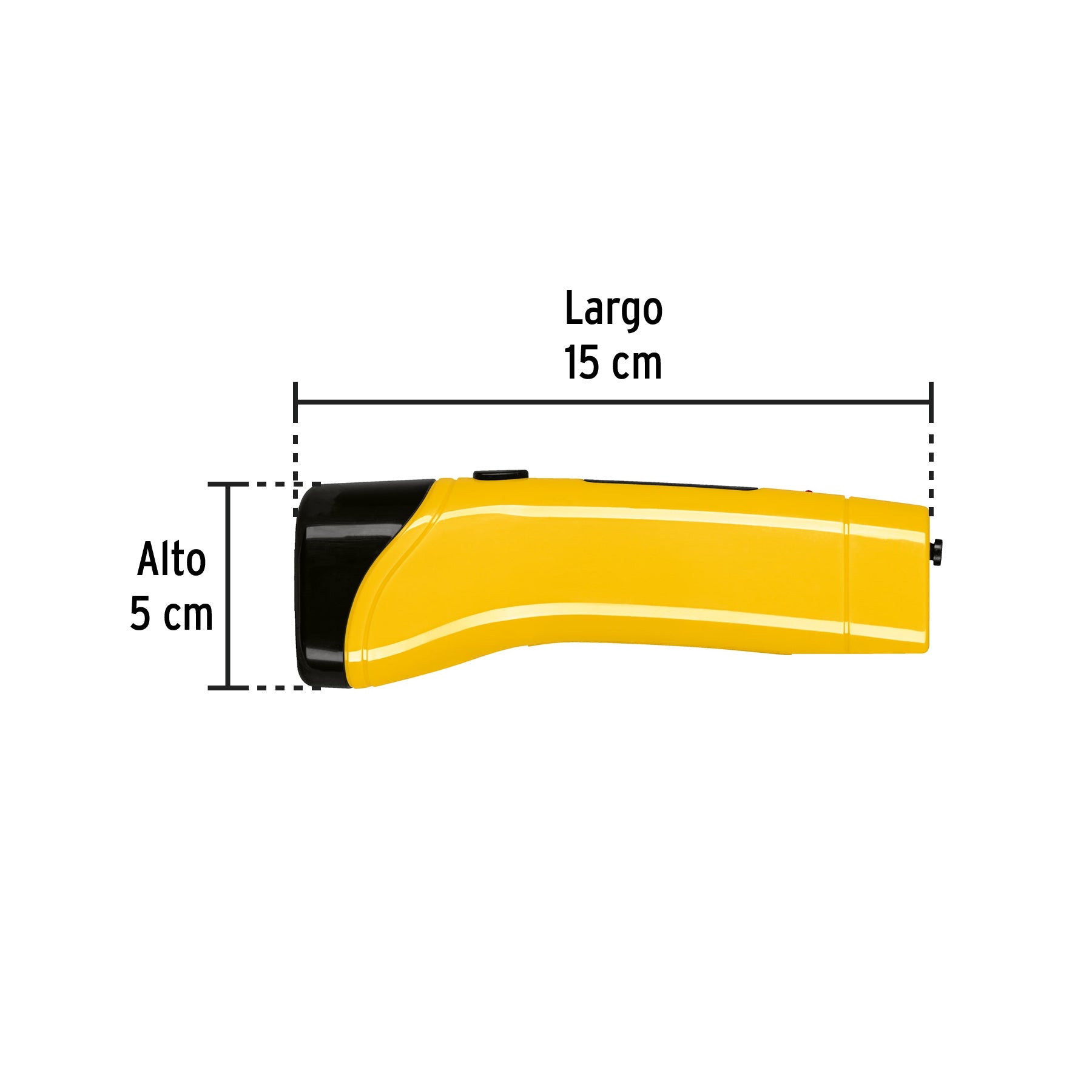 Linterna recargable de LED, 50 lúmenes, Pretul.