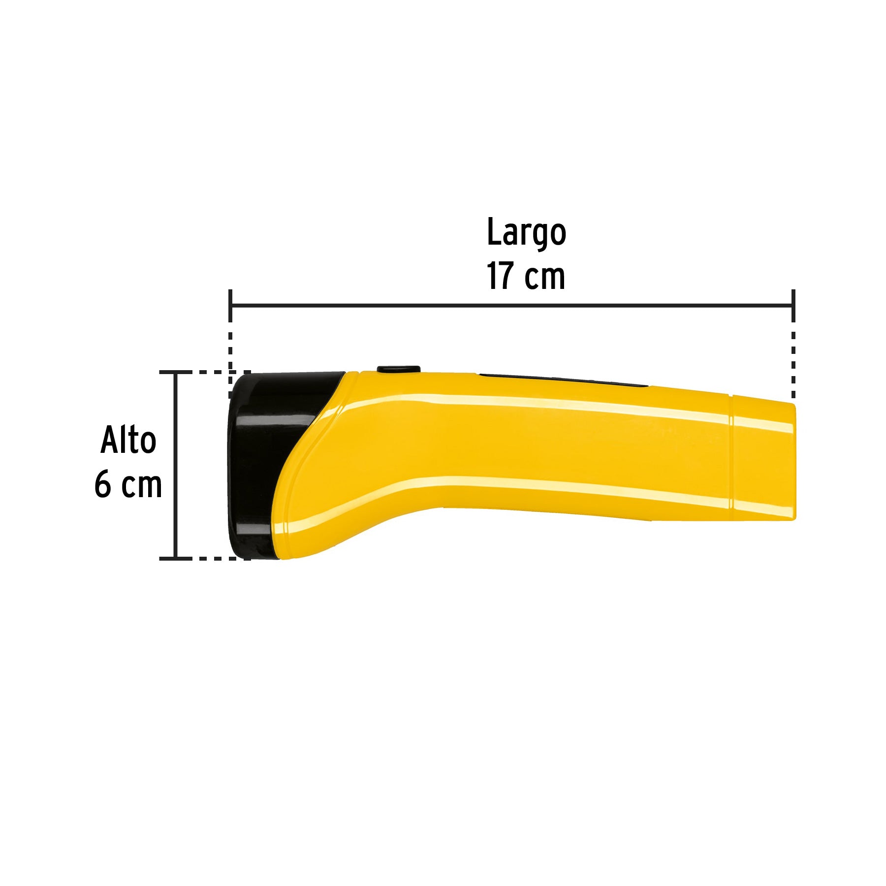 Linterna recargable de LED, 70 lúmenes, Pretul