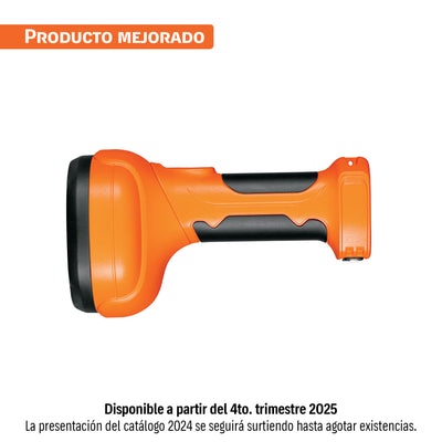 Linterna recargable de leds, 70 lúmenes