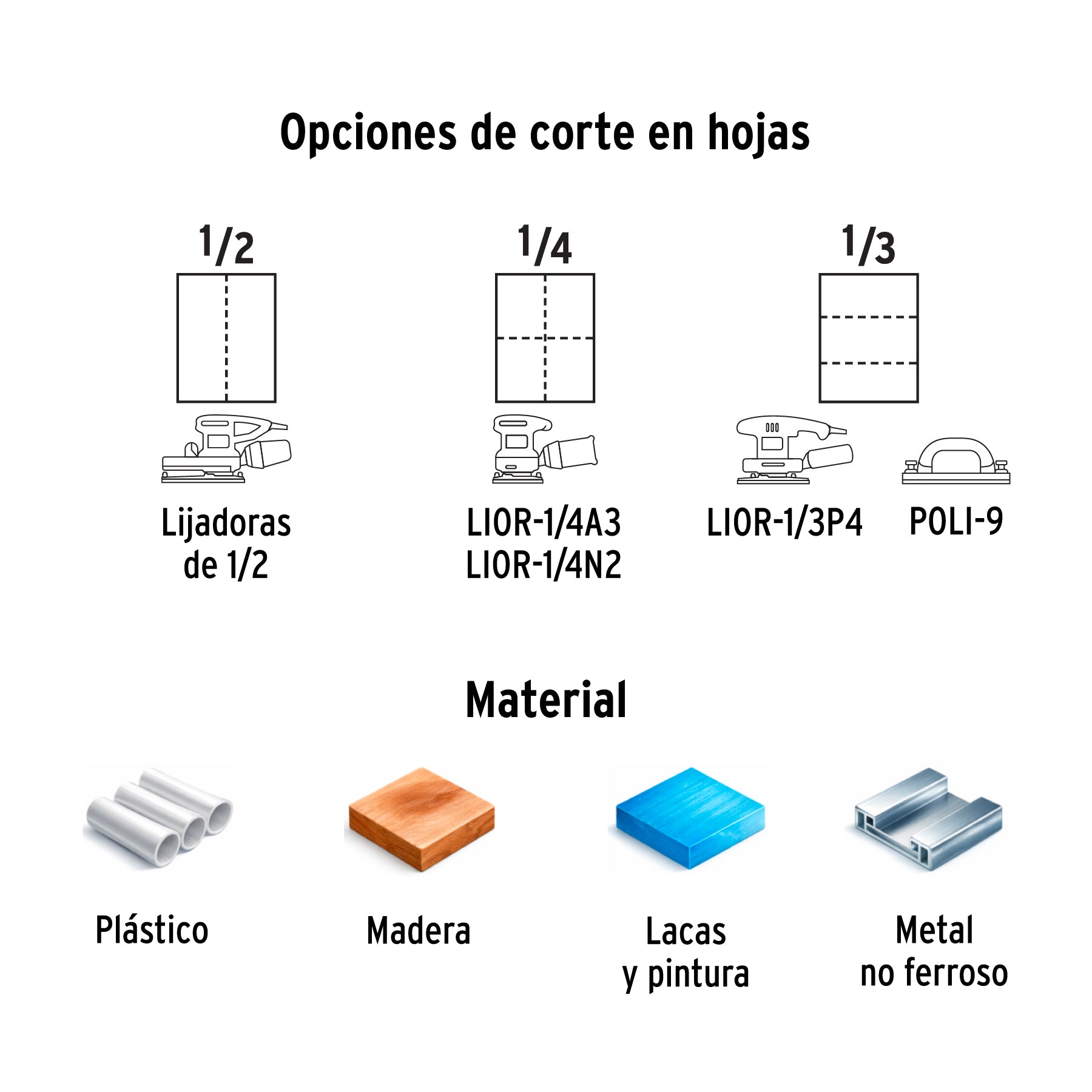 Lija para madera, grano 180