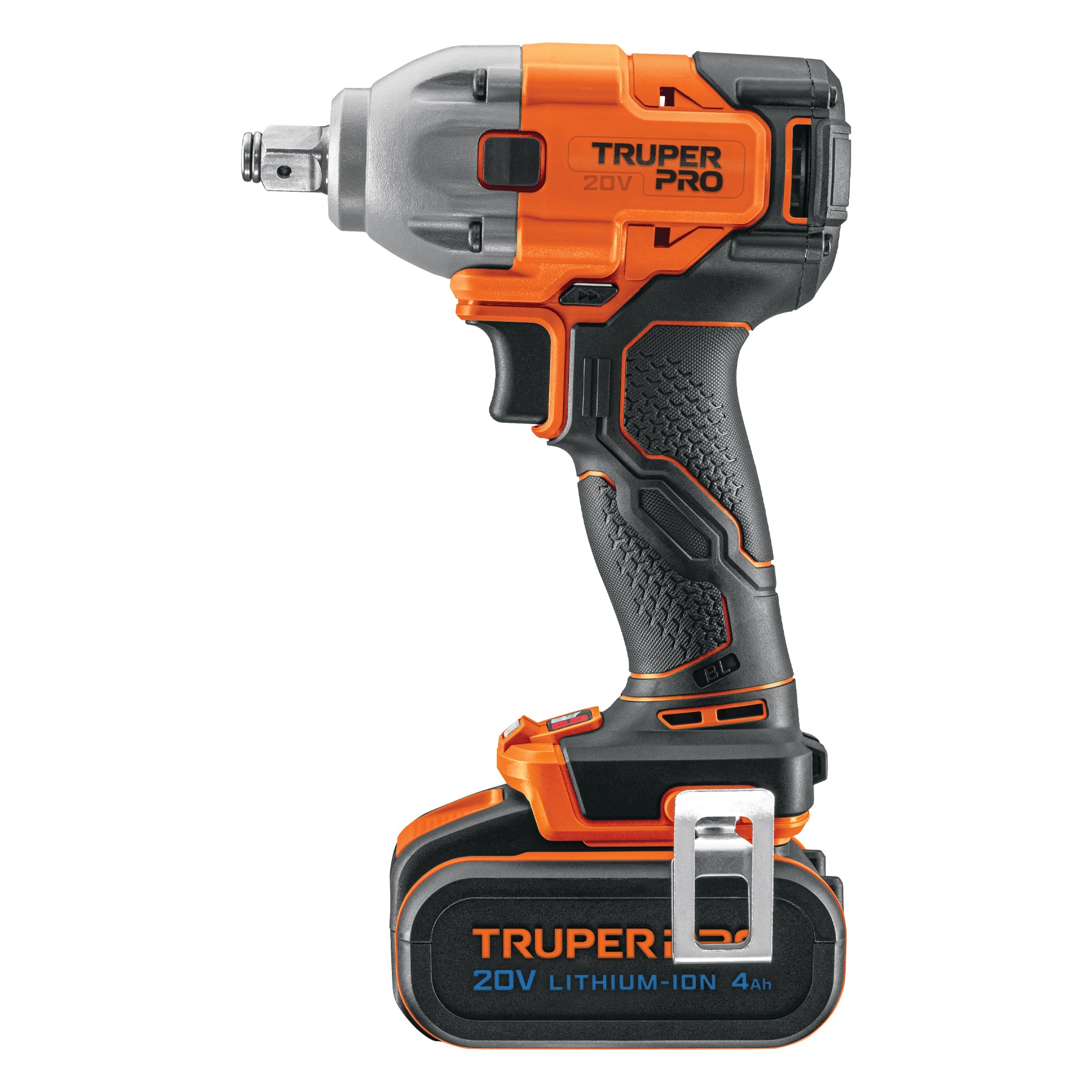 Llave impacto inal.1/2', 20V, 1 bat. 4Ah, 1 carg. TRUPER PRO