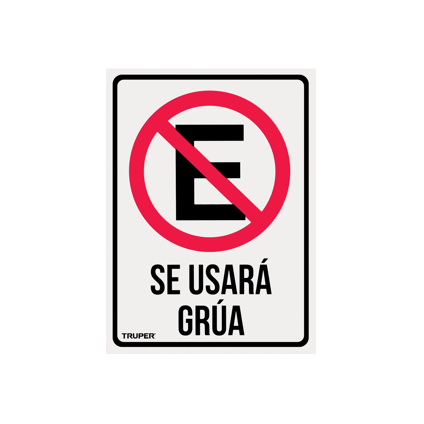 Letrero de señalización "NO ESTACIONARSE", 25 x 34 cm