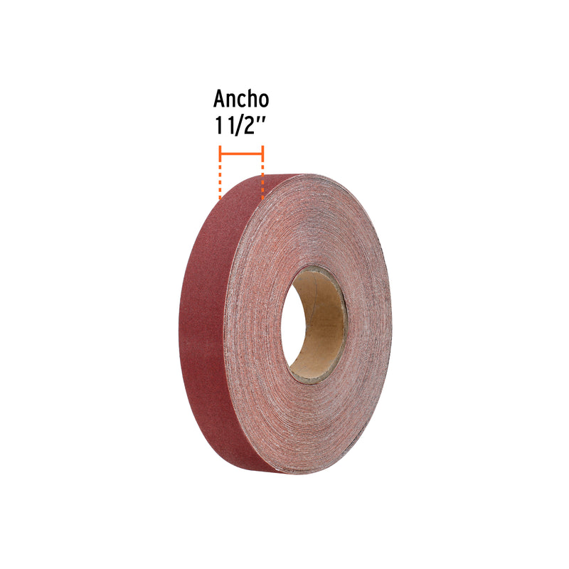 Lija para plomero, grano 120, 1-1/2 x 45"