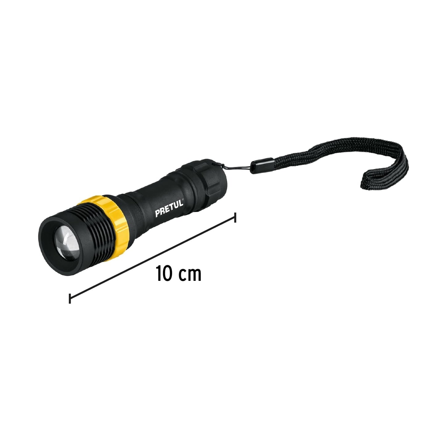 Linterna plástica, LED, 1 pila AAA, 40 lm, Pretul