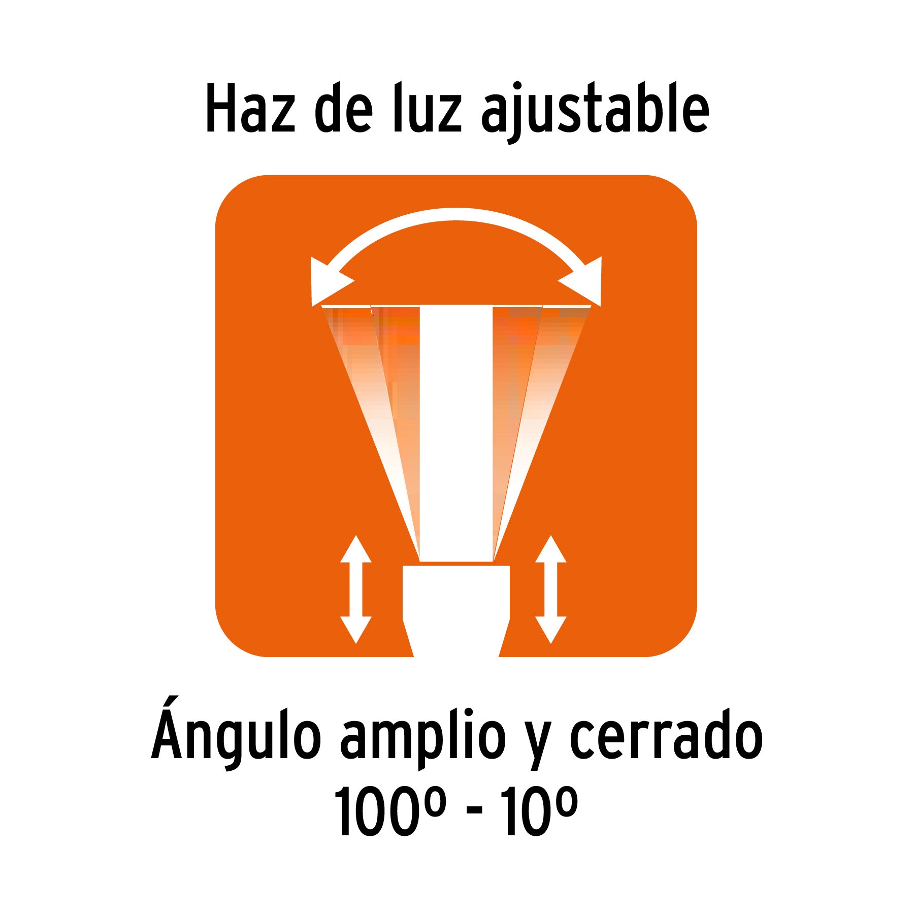 Linterna LED recargable de aluminio, 130 lúmenes