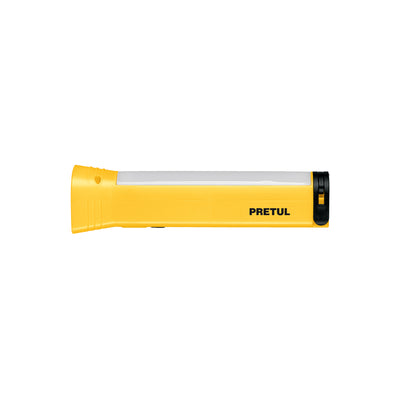 Linterna recargable con lámpara de emergencia, 230lm, Pretul