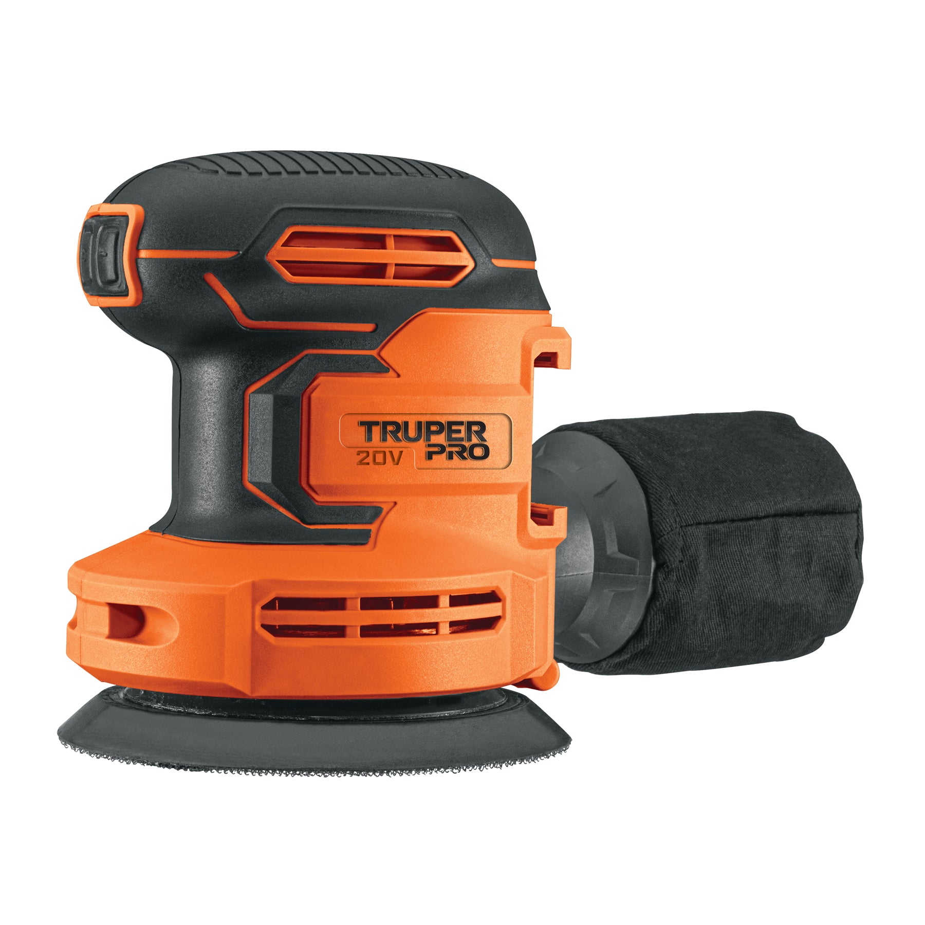 Lijadora roto-orbital 5' inal. 20V, s/accesorios, TRUPER PRO