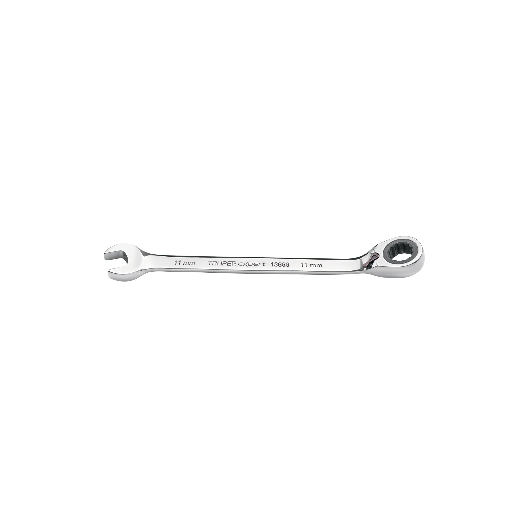 Llave combinada con matraca, reversible, 11mm, Truper Expert