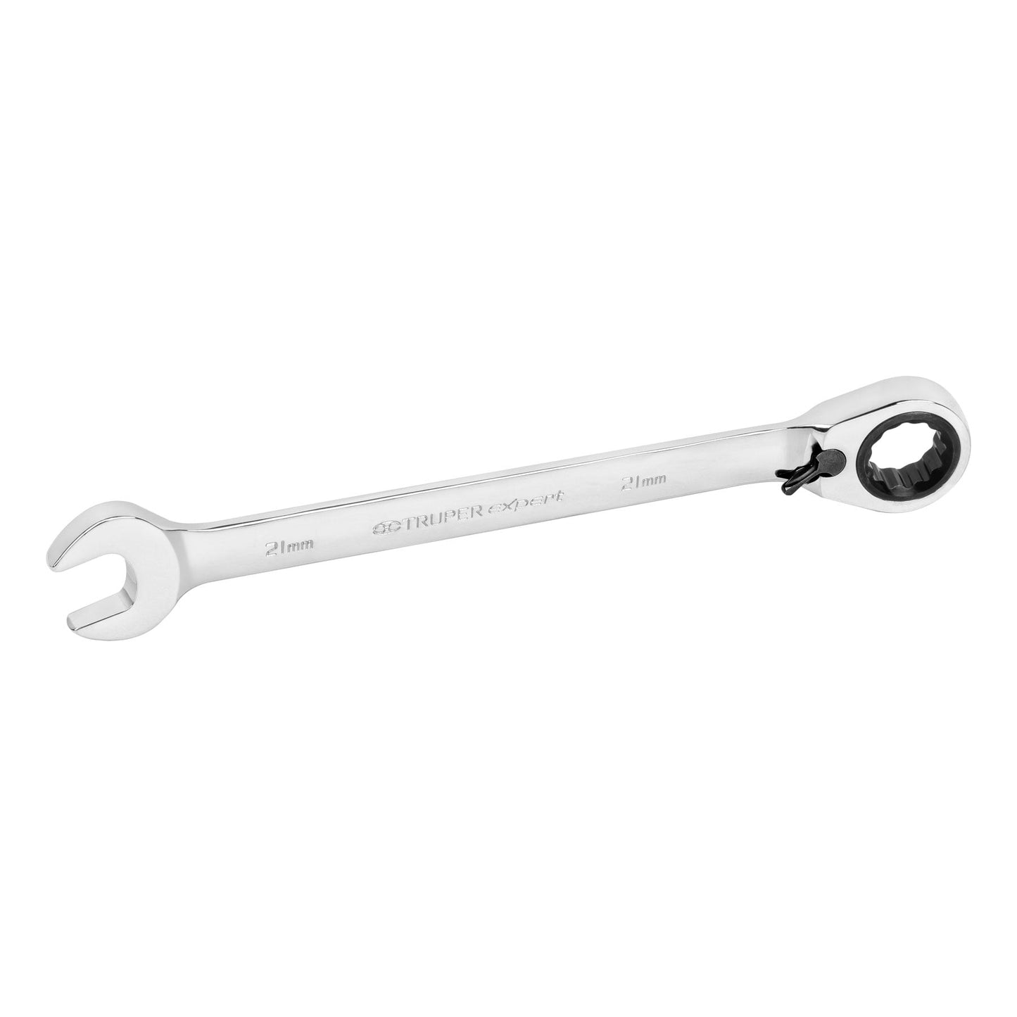 Llave combinada con matraca, reversible, 21mm, Truper Expert