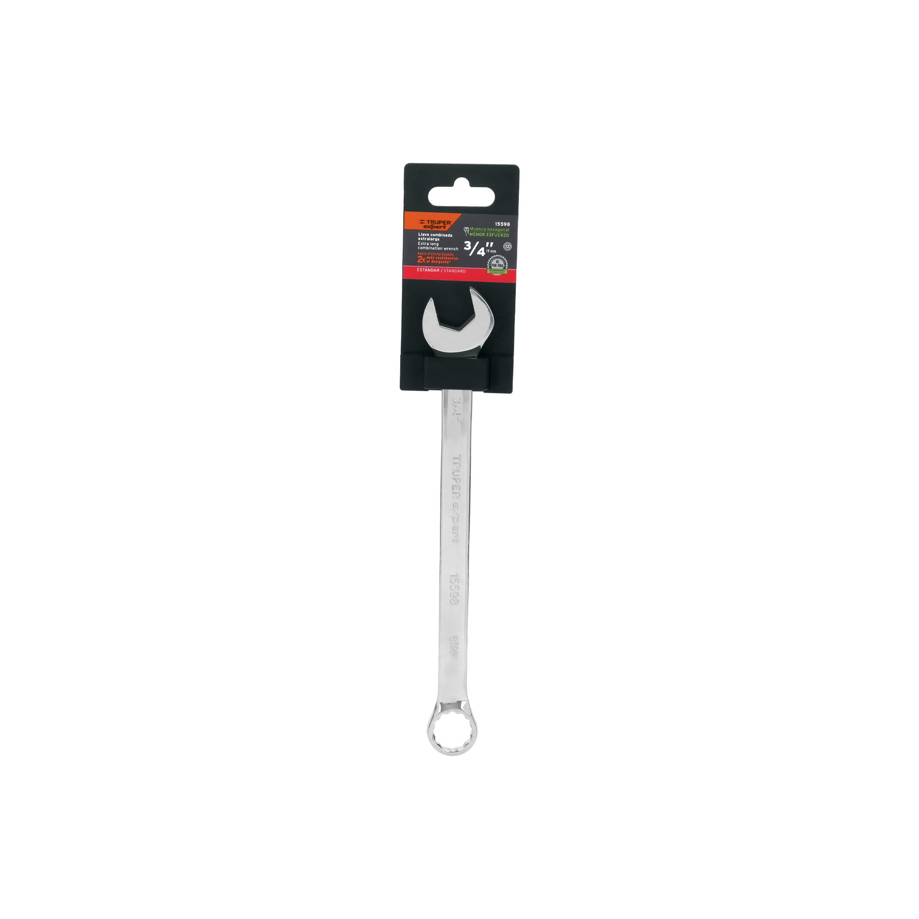 Llave combinada, extralarga, 3/4" x 278 mm