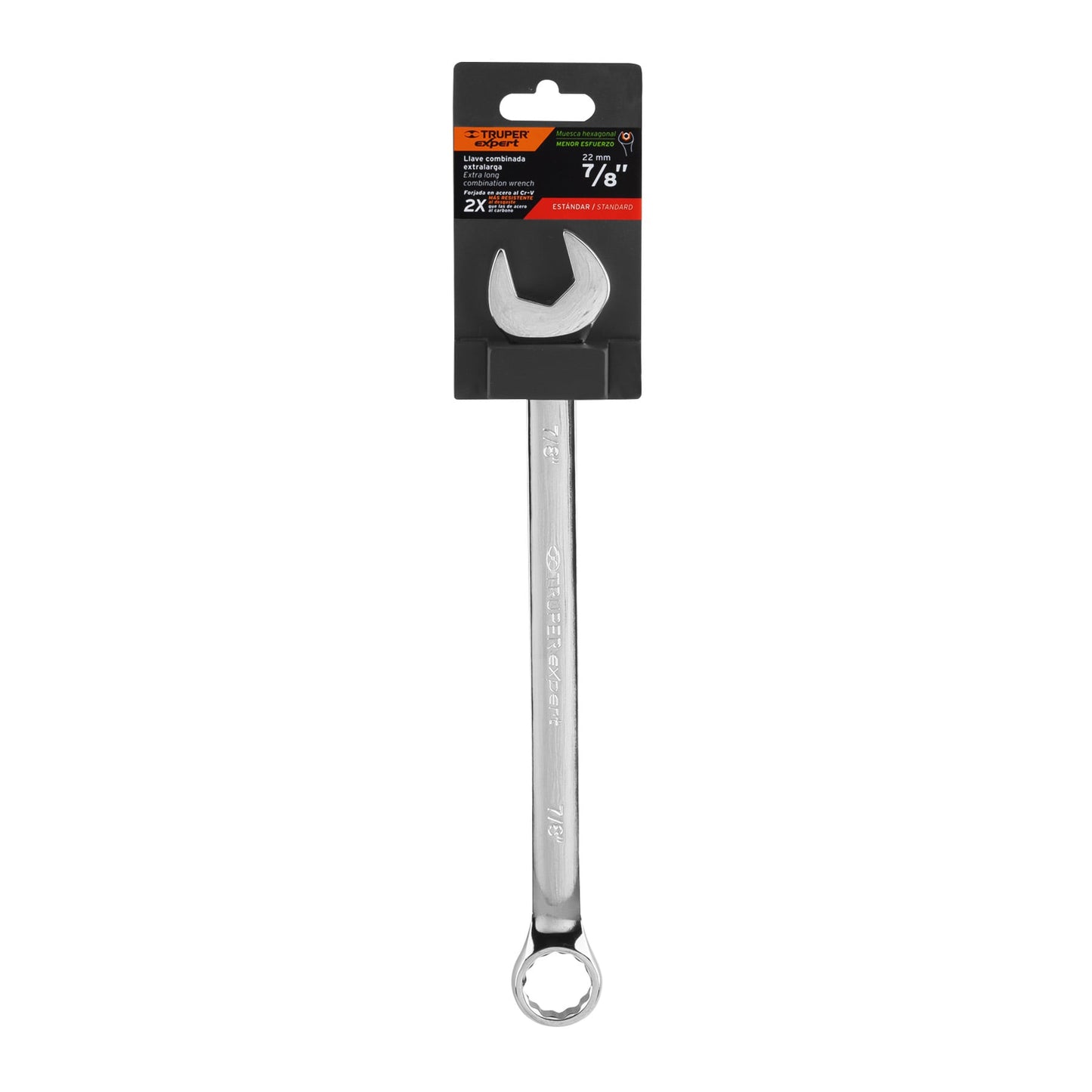 Llave combinada, extralarga, 7/8" x 316 mm