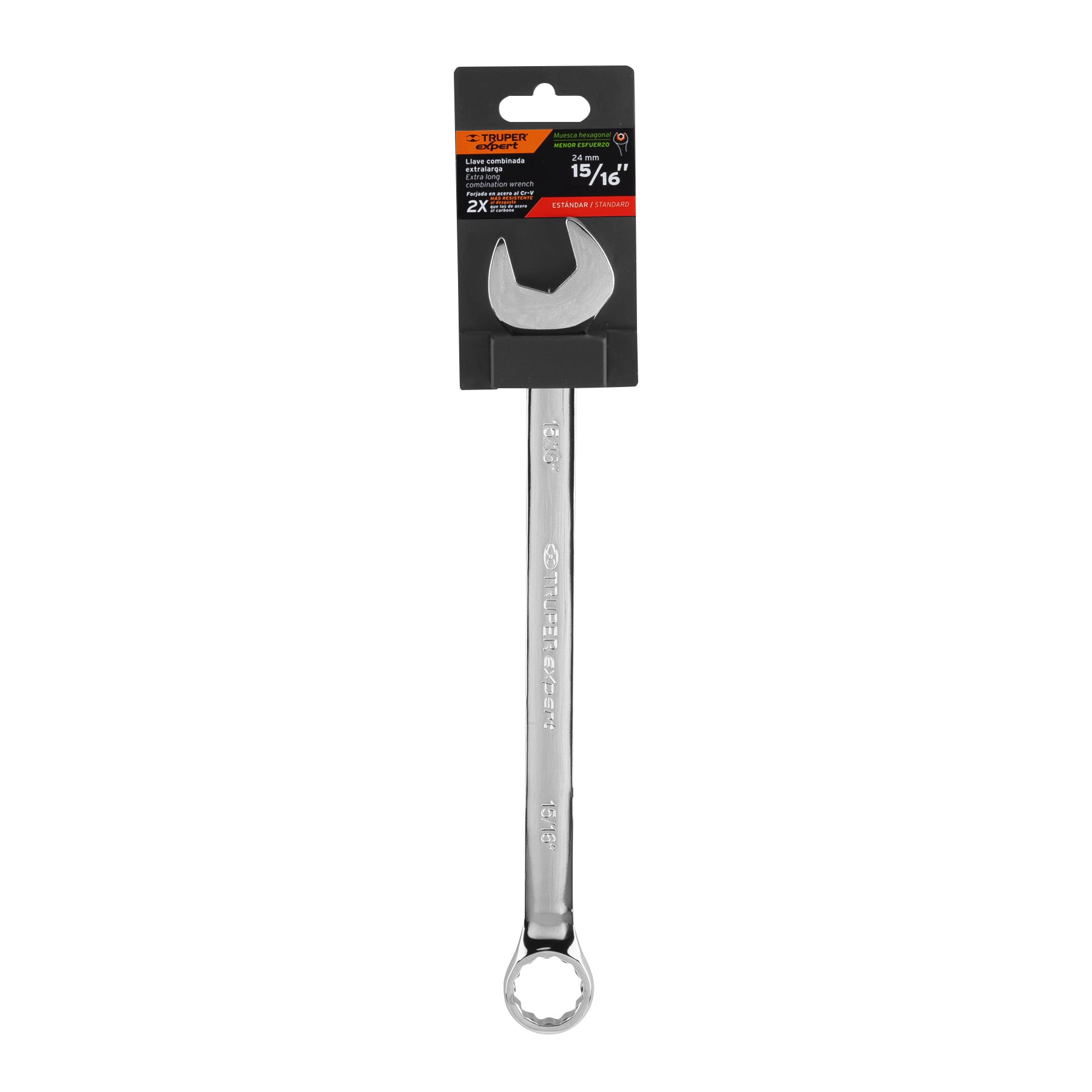 Llave combinada, extralarga, 15/16" x 336 mm