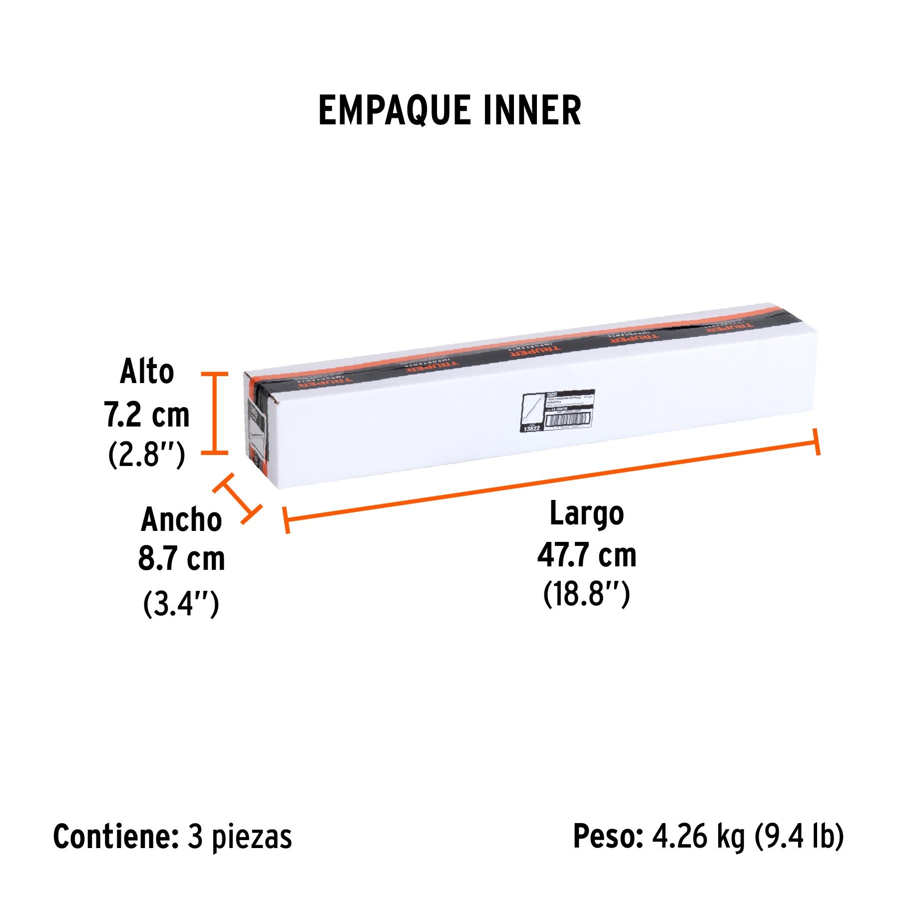 Llave combinada, extralarga, milimétrica, 41 x 550 mm