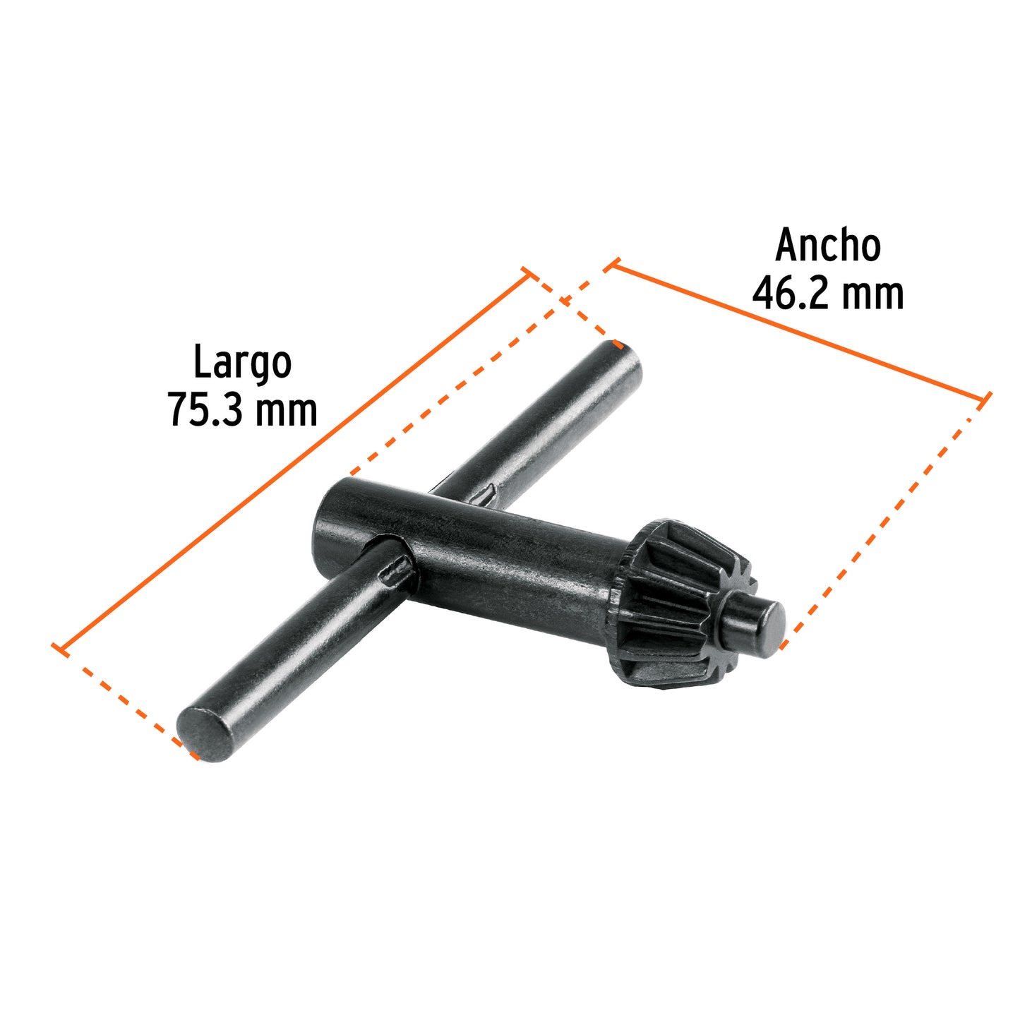 Llave para broquero de 1/4', Truper