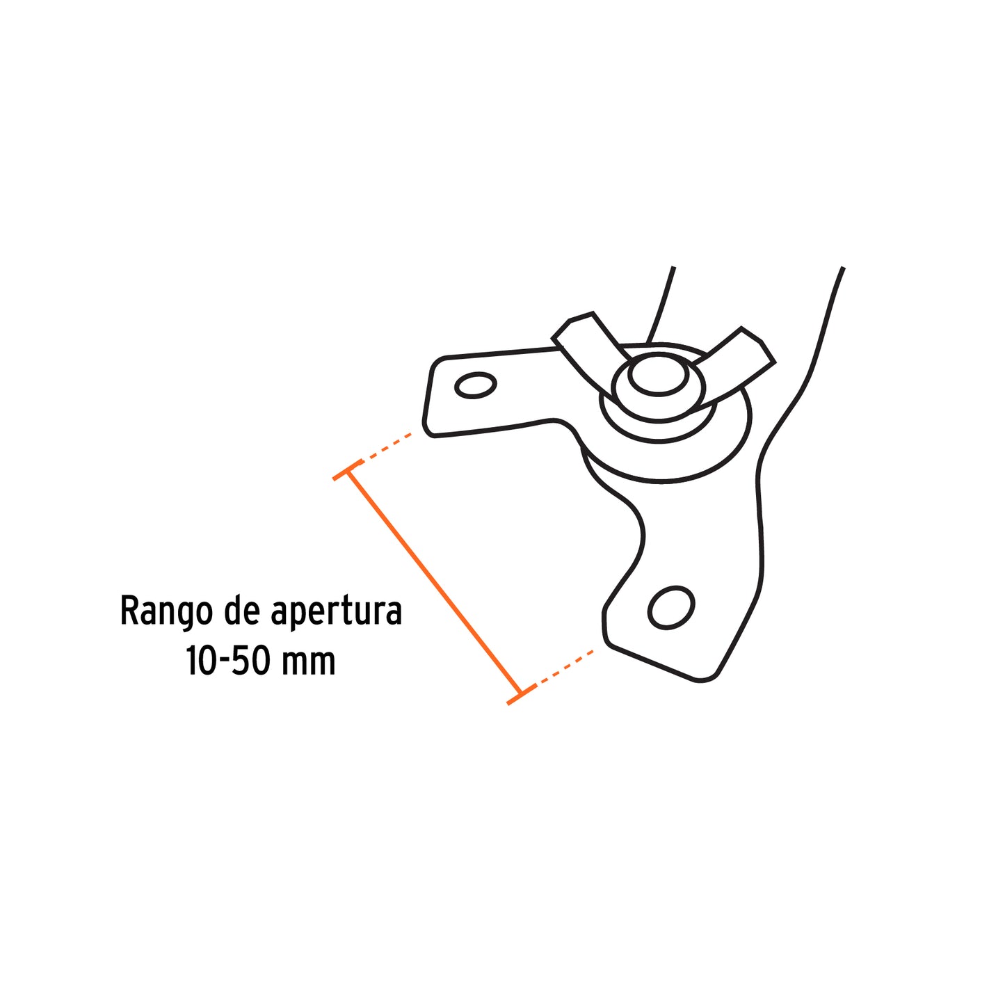 Llave de repuesto ajustable para esmeriladoras 4 1/2', 7',9' SUSTITUYE 103014