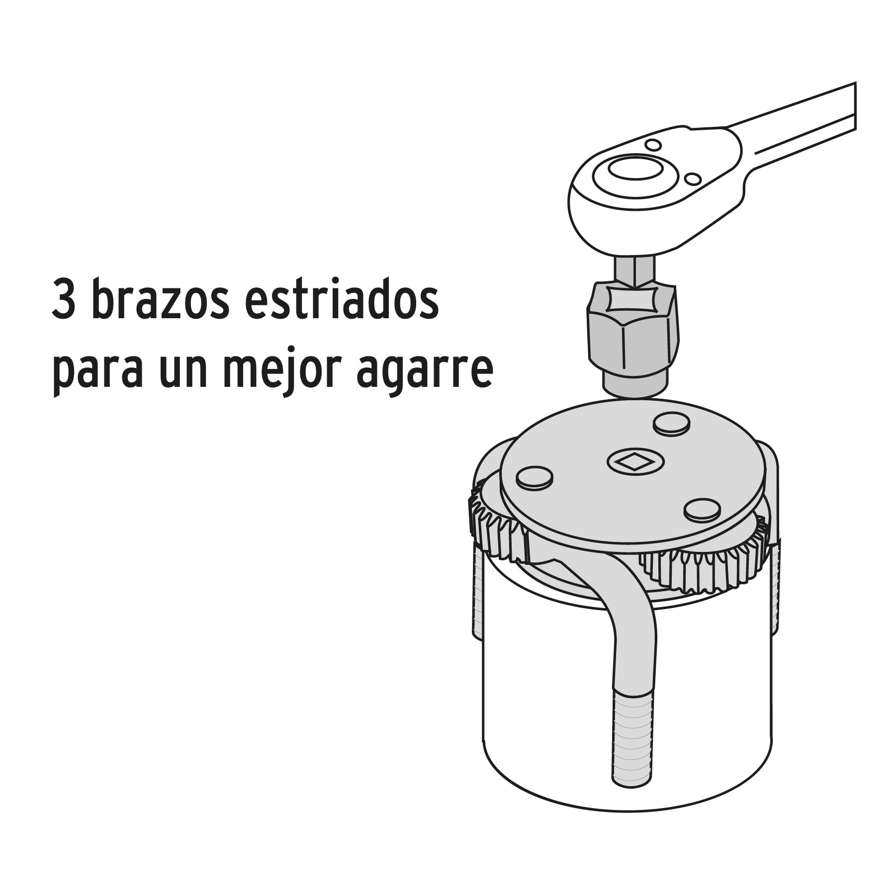 Llave de filtro de 3 puntos