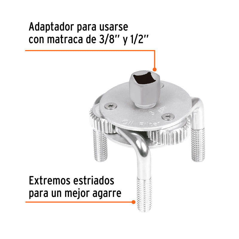 Llave de filtro de 3 puntos