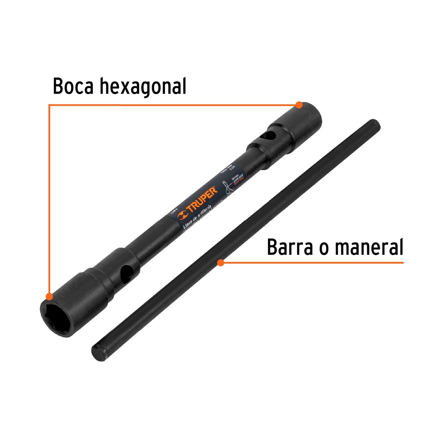 Llave de artillería 1 x 1-1/8"
