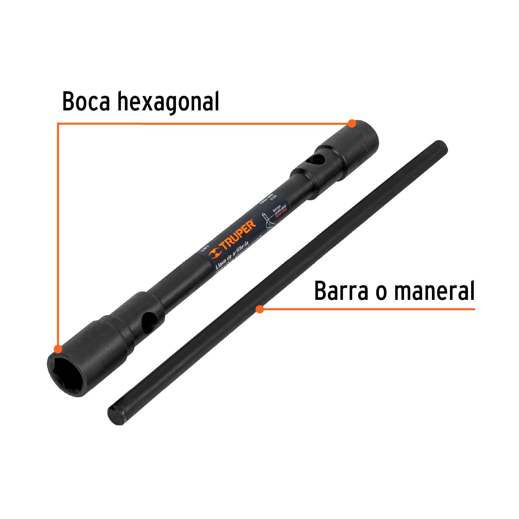 Llave de artillería 1 x 1-1/8"