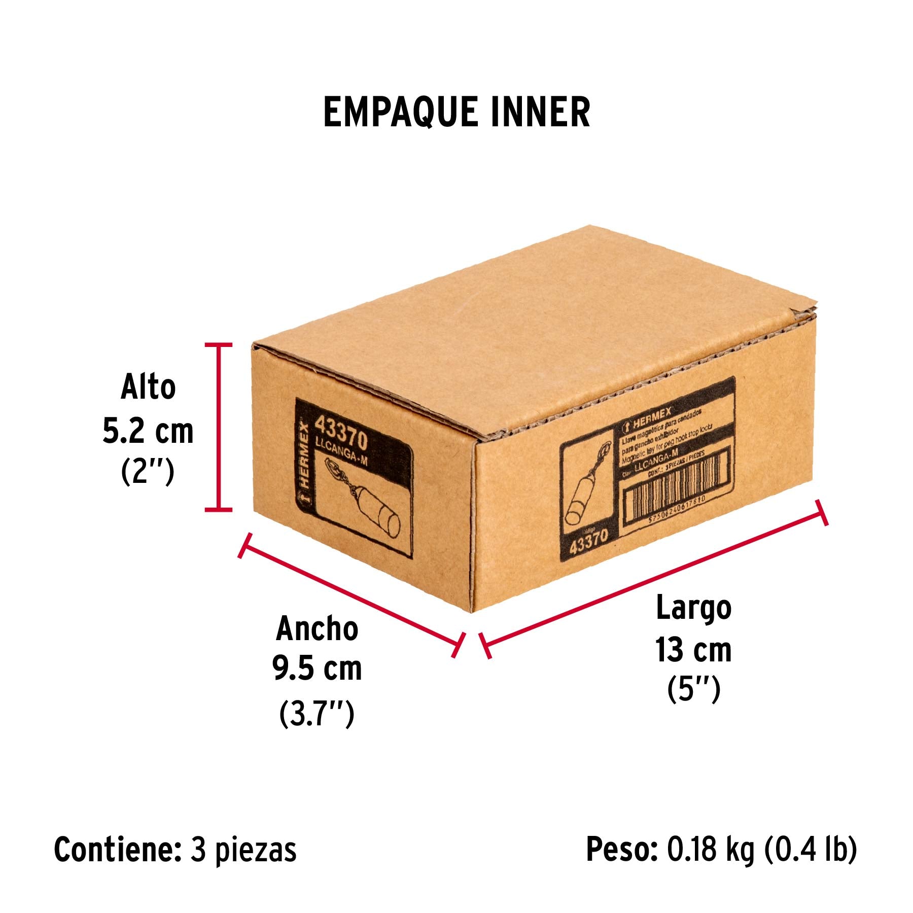Llave magnética para candado CANGA-100