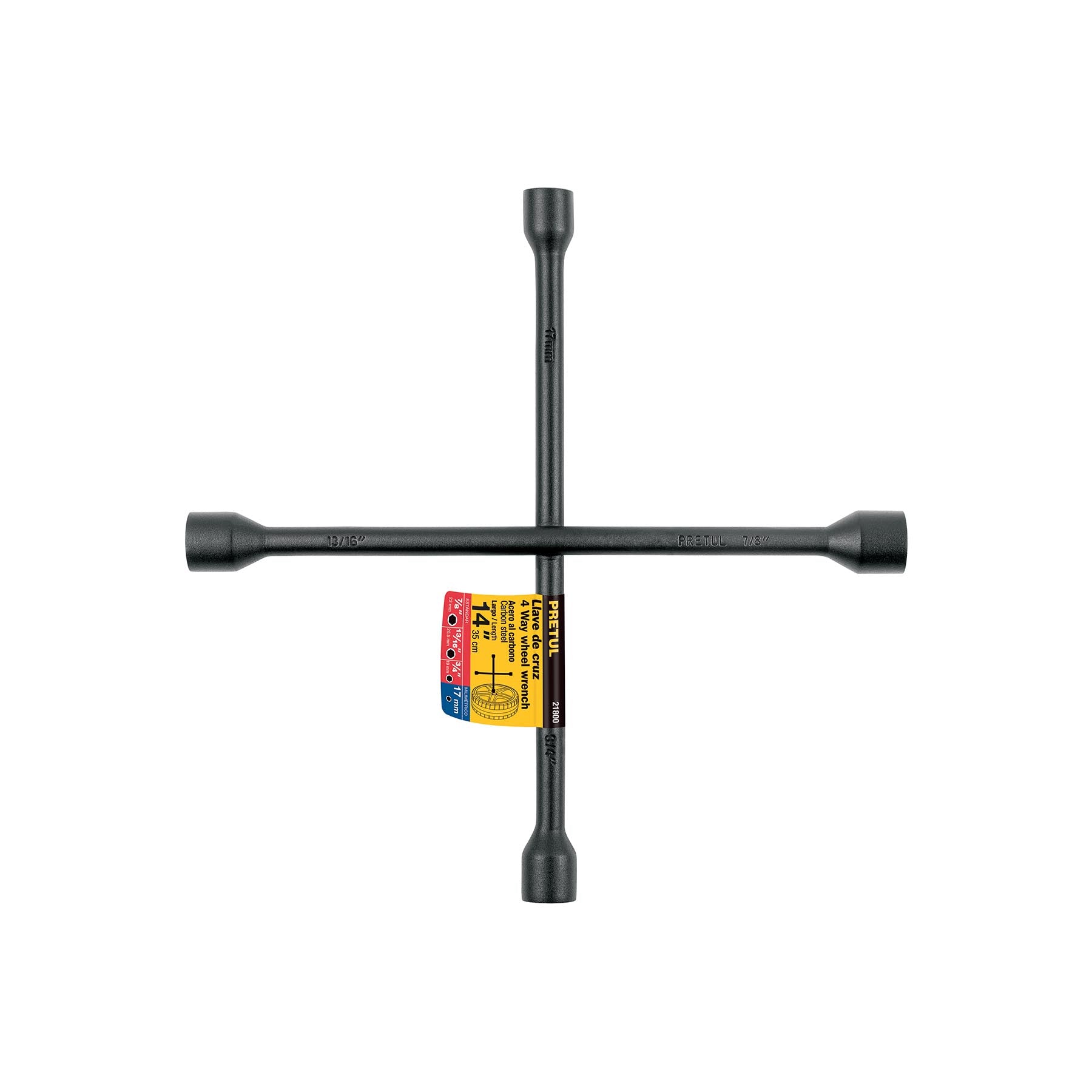 Llave De Cruz Para Auto, 14 , Pretul