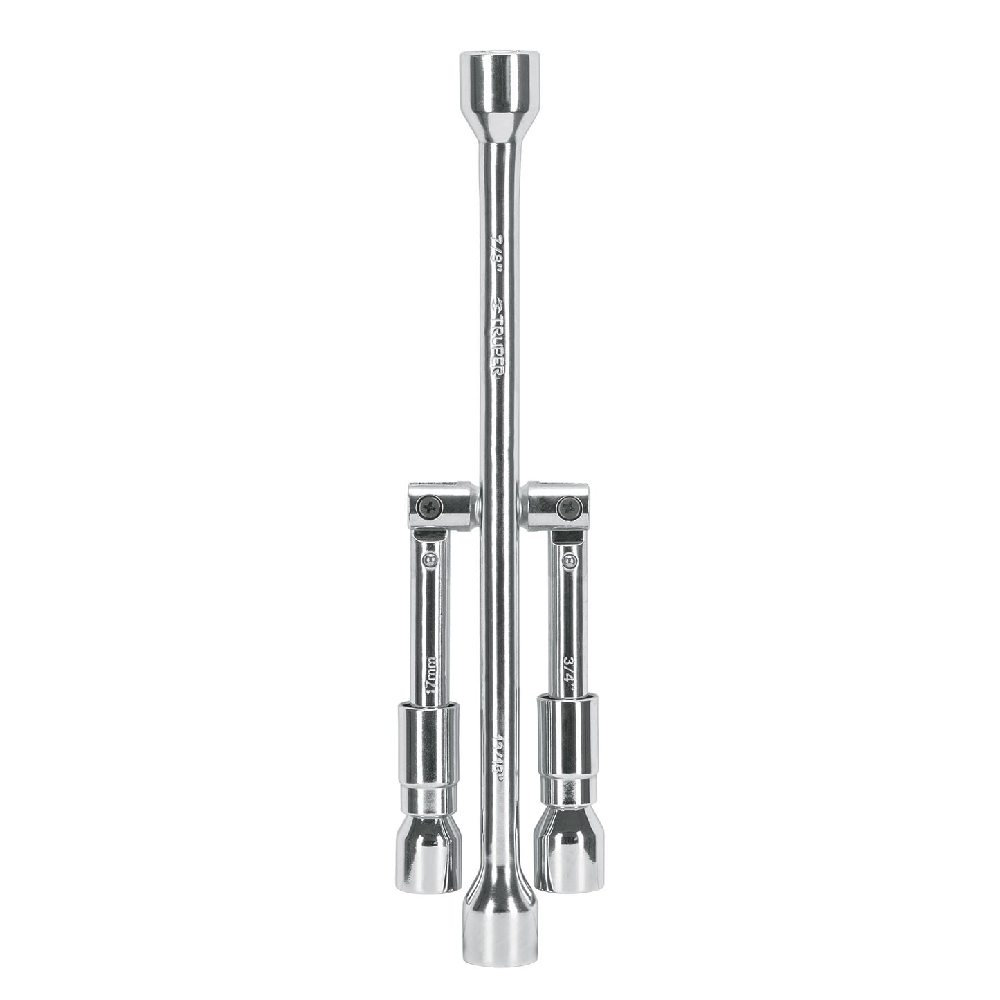 Llave de cruz para auto, 14", plegable