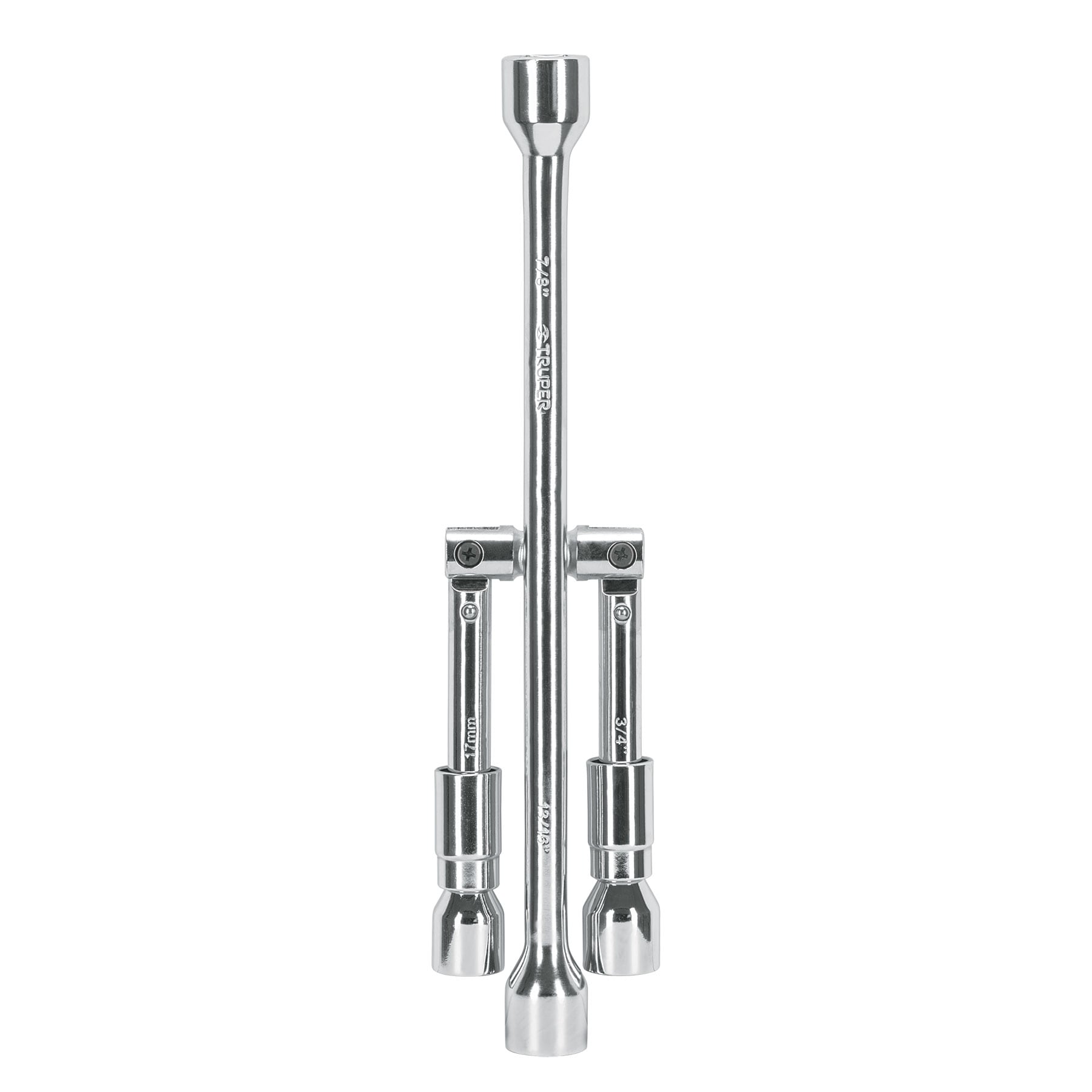 Llave de cruz para auto, 14", plegable