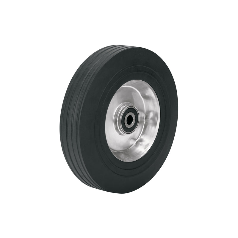 Rueda de 10" hule solido eje lateral Truper