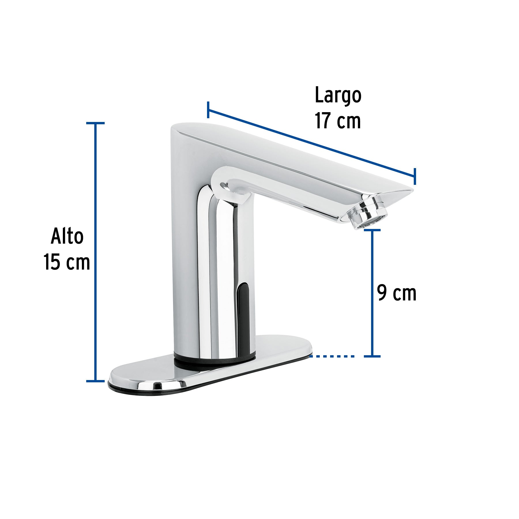 Llave con sensor para lavabo