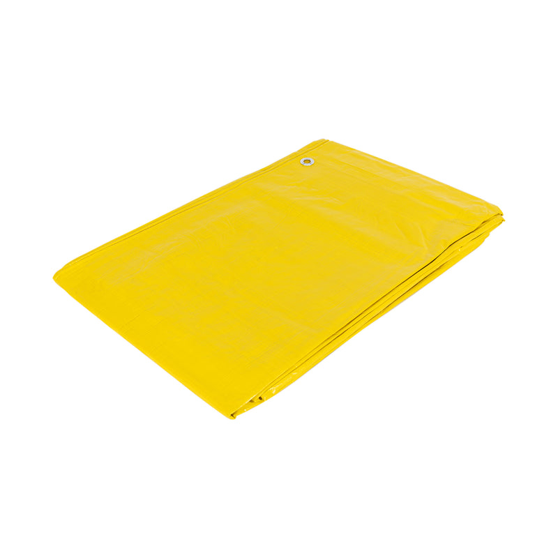 Lona de polietileno 3 x 5 m, amarilla, 110 g/m2, PRETUL