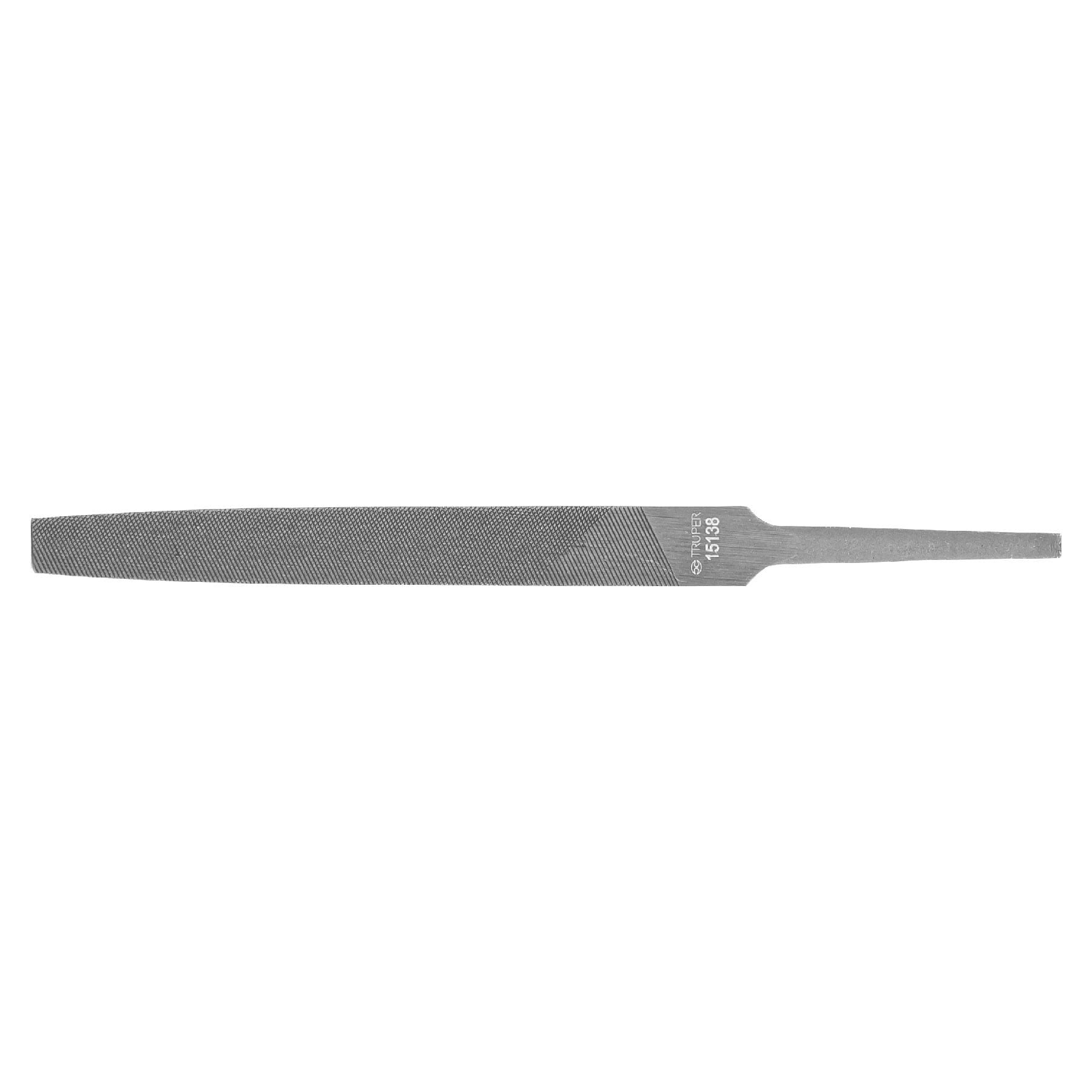 Lima plana, bastarda, 4"