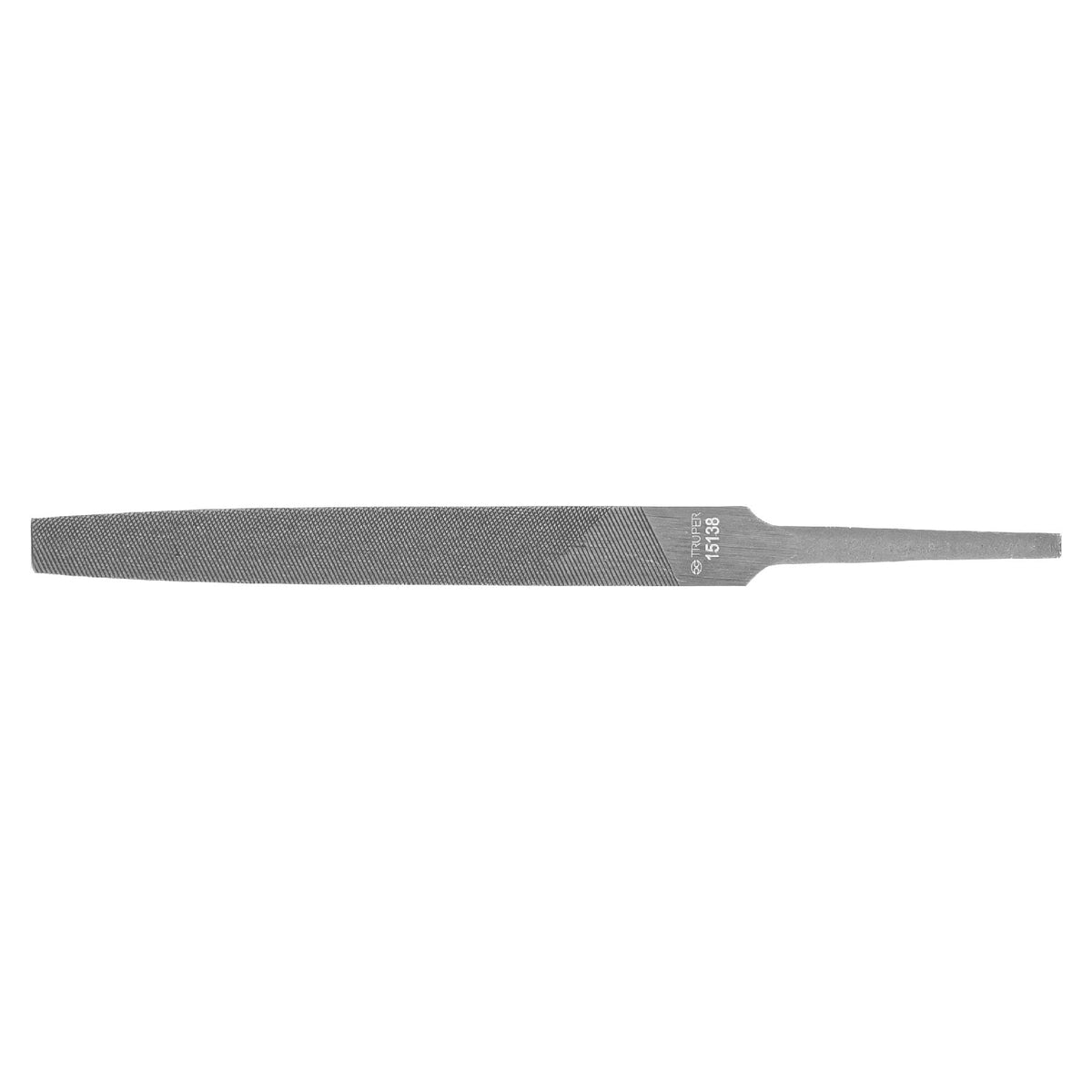 Lima plana, bastarda, 4"