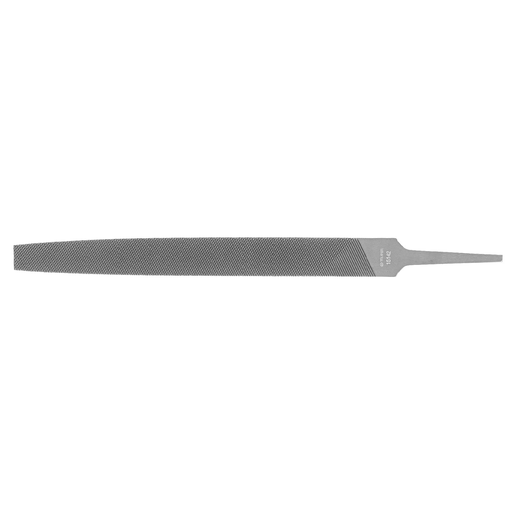 Lima plana, bastarda, 8"